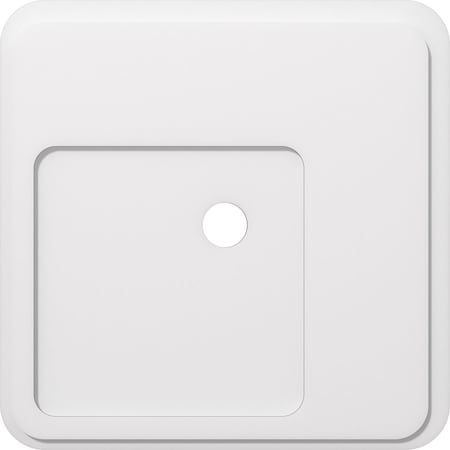 Ekena Millwork Lucan Architectural Grade PVC Ceiling Medallion, 30"OD x 3"ID x 10 1/2"C x 1"P, One-Piece CMP30LN-03000